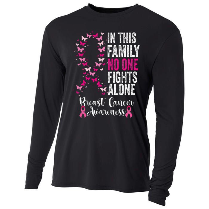 Breast Cancer In This Family No One Fight Alone Cooling Performance Long Sleeve Crew