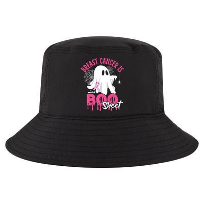 Breast Cancer Is Boo Sheet Halloween Breast Cancer Awareness Cool Comfort Performance Bucket Hat