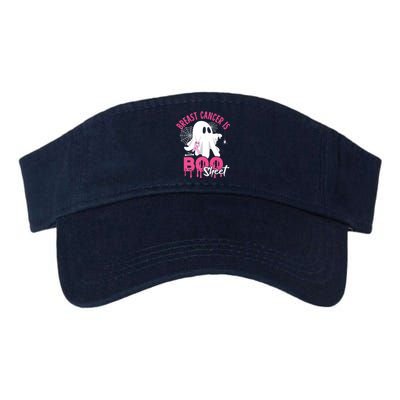 Breast Cancer Is Boo Sheet Halloween Breast Cancer Awareness Valucap Bio-Washed Visor