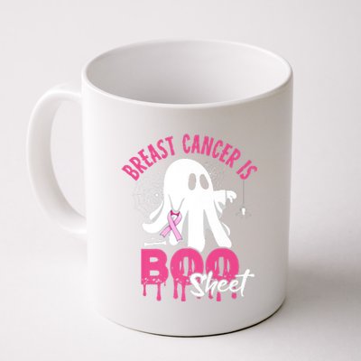 Breast Cancer Is Boo Sheet Halloween Breast Cancer Awareness Coffee Mug