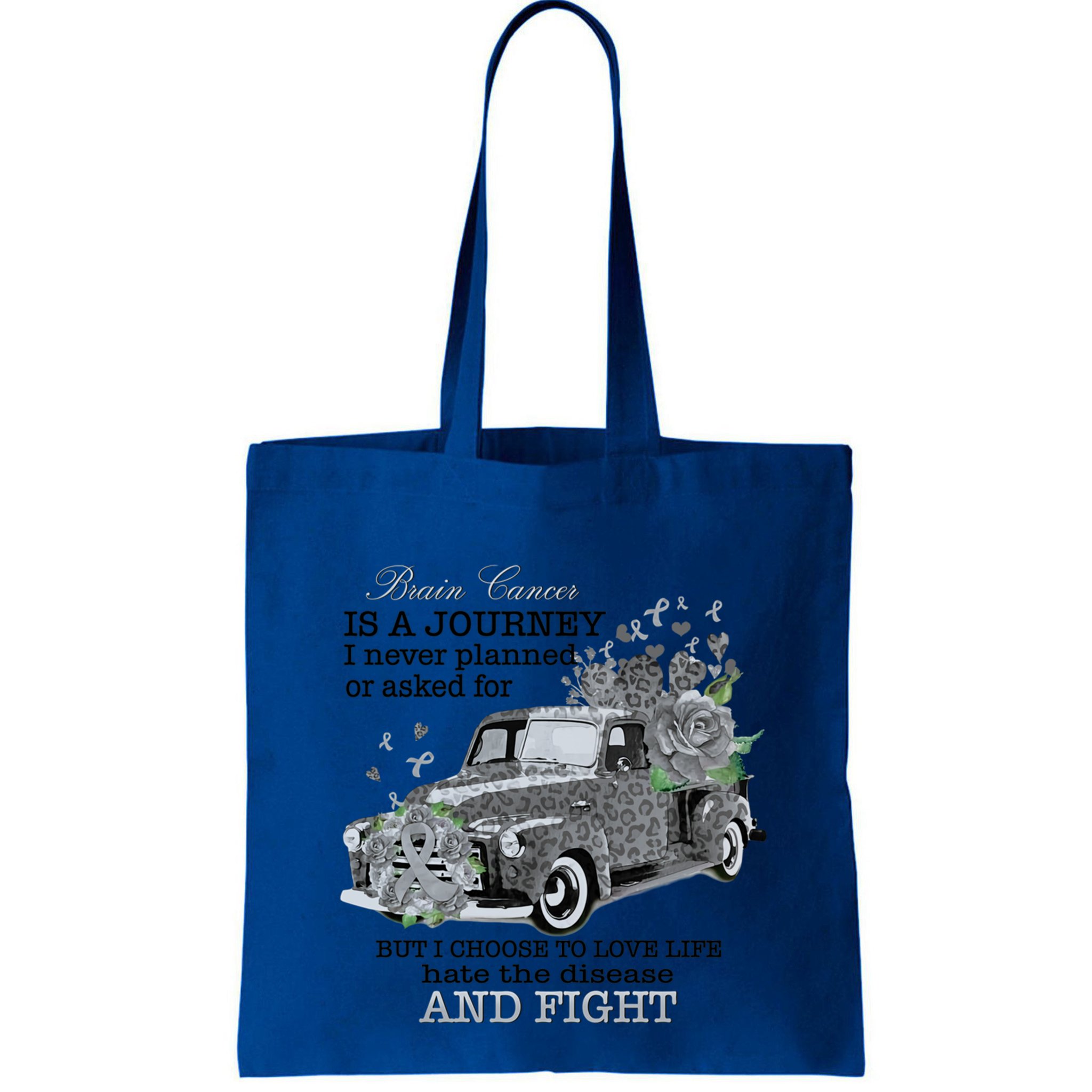 Brain Cancer Is A Journey Brain Cancer Awareness Gift Bag