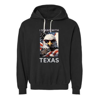 Border Crisis I Stand With Texas Garment-Dyed Fleece Hoodie