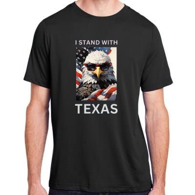 Border Crisis I Stand With Texas Adult ChromaSoft Performance T-Shirt