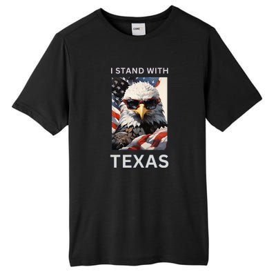 Border Crisis I Stand With Texas Tall Fusion ChromaSoft Performance T-Shirt