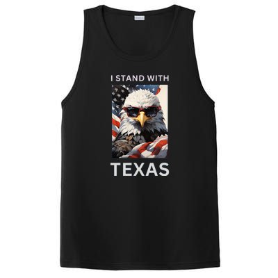 Border Crisis I Stand With Texas PosiCharge Competitor Tank