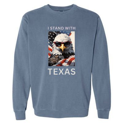 Border Crisis I Stand With Texas Garment-Dyed Sweatshirt