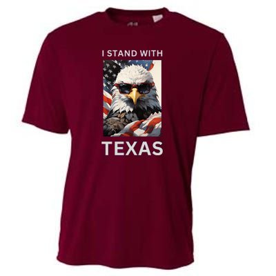 Border Crisis I Stand With Texas Cooling Performance Crew T-Shirt