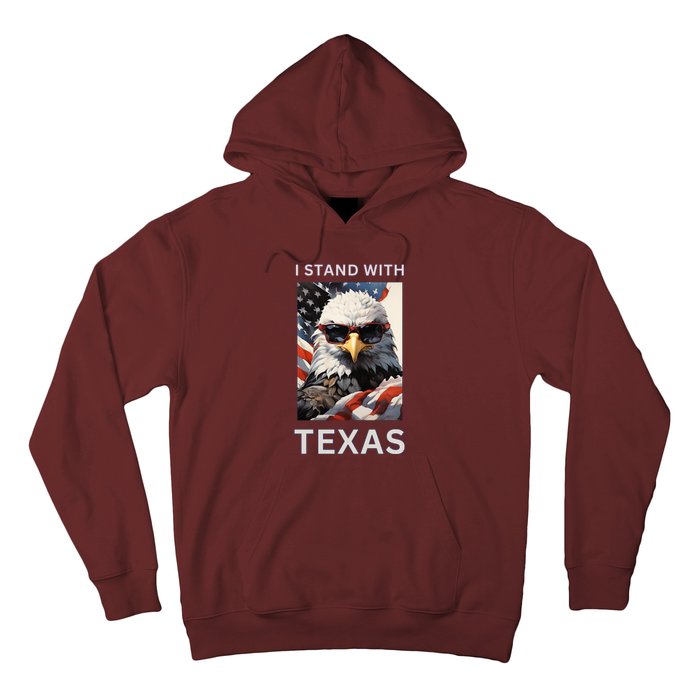 Border Crisis I Stand With Texas Hoodie