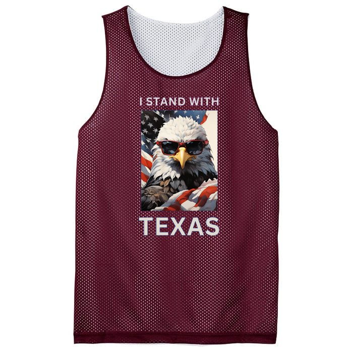 Border Crisis I Stand With Texas Mesh Reversible Basketball Jersey Tank