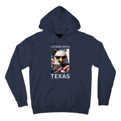 Border Crisis I Stand With Texas Tall Hoodie