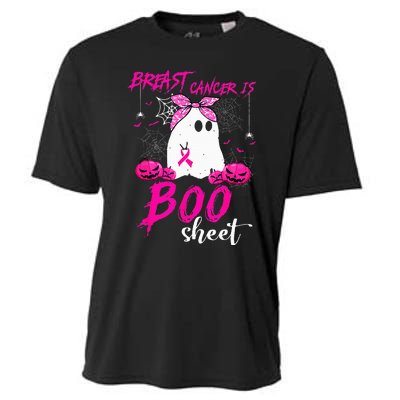 Breast Cancer Is Boo Sheet Breast Cancer Warrior Halloween Cooling Performance Crew T-Shirt