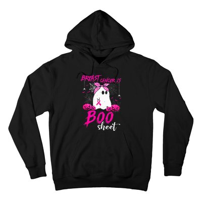 Breast Cancer Is Boo Sheet Breast Cancer Warrior Halloween Hoodie