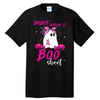 Breast Cancer Is Boo Sheet Breast Cancer Warrior Halloween Tall T-Shirt