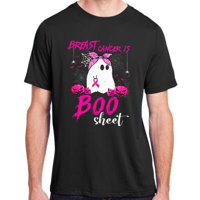 Breast Cancer Is Boo Sheet Breast Cancer Warrior Halloween Adult ChromaSoft Performance T-Shirt