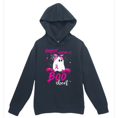 Breast Cancer Is Boo Sheet Breast Cancer Warrior Halloween Urban Pullover Hoodie