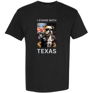 Border Crisis I Stand With Texas Garment-Dyed Heavyweight T-Shirt