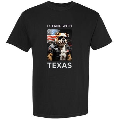 Border Crisis I Stand With Texas Garment-Dyed Heavyweight T-Shirt