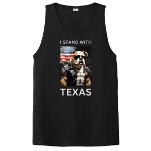 Border Crisis I Stand With Texas PosiCharge Competitor Tank