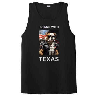 Border Crisis I Stand With Texas PosiCharge Competitor Tank