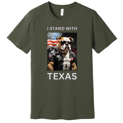 Border Crisis I Stand With Texas Premium T-Shirt