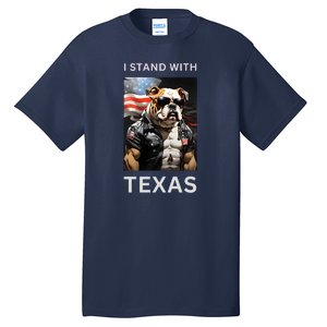 Border Crisis I Stand With Texas Tall T-Shirt