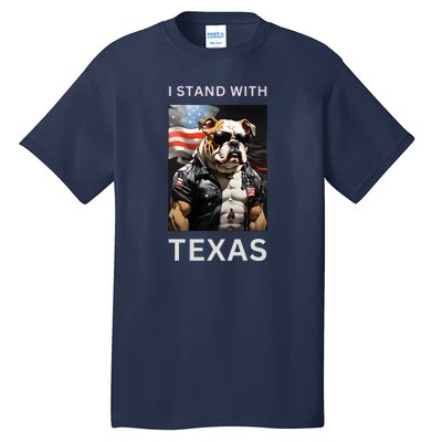 Border Crisis I Stand With Texas Tall T-Shirt