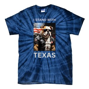 Border Crisis I Stand With Texas Tie-Dye T-Shirt