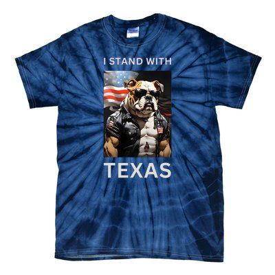 Border Crisis I Stand With Texas Tie-Dye T-Shirt