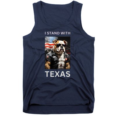 Border Crisis I Stand With Texas Tank Top