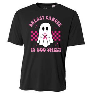 Breast Cancer Is Boo Sheet October Awareness Cooling Performance Crew T-Shirt