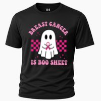 Breast Cancer Is Boo Sheet October Awareness Cooling Performance Crew T-Shirt