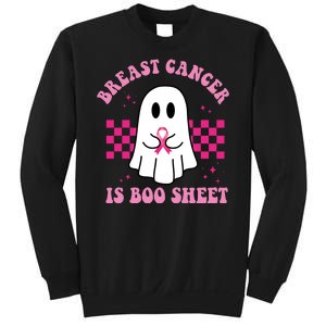 Breast Cancer Is Boo Sheet October Awareness Sweatshirt