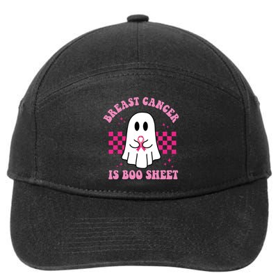 Breast Cancer Is Boo Sheet October Awareness 7-Panel Snapback Hat