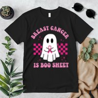 Breast Cancer Is Boo Sheet October Awareness Premium T-Shirt