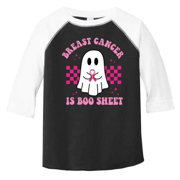 Breast Cancer Is Boo Sheet October Awareness Toddler Fine Jersey T-Shirt
