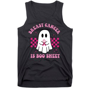 Breast Cancer Is Boo Sheet October Awareness Tank Top