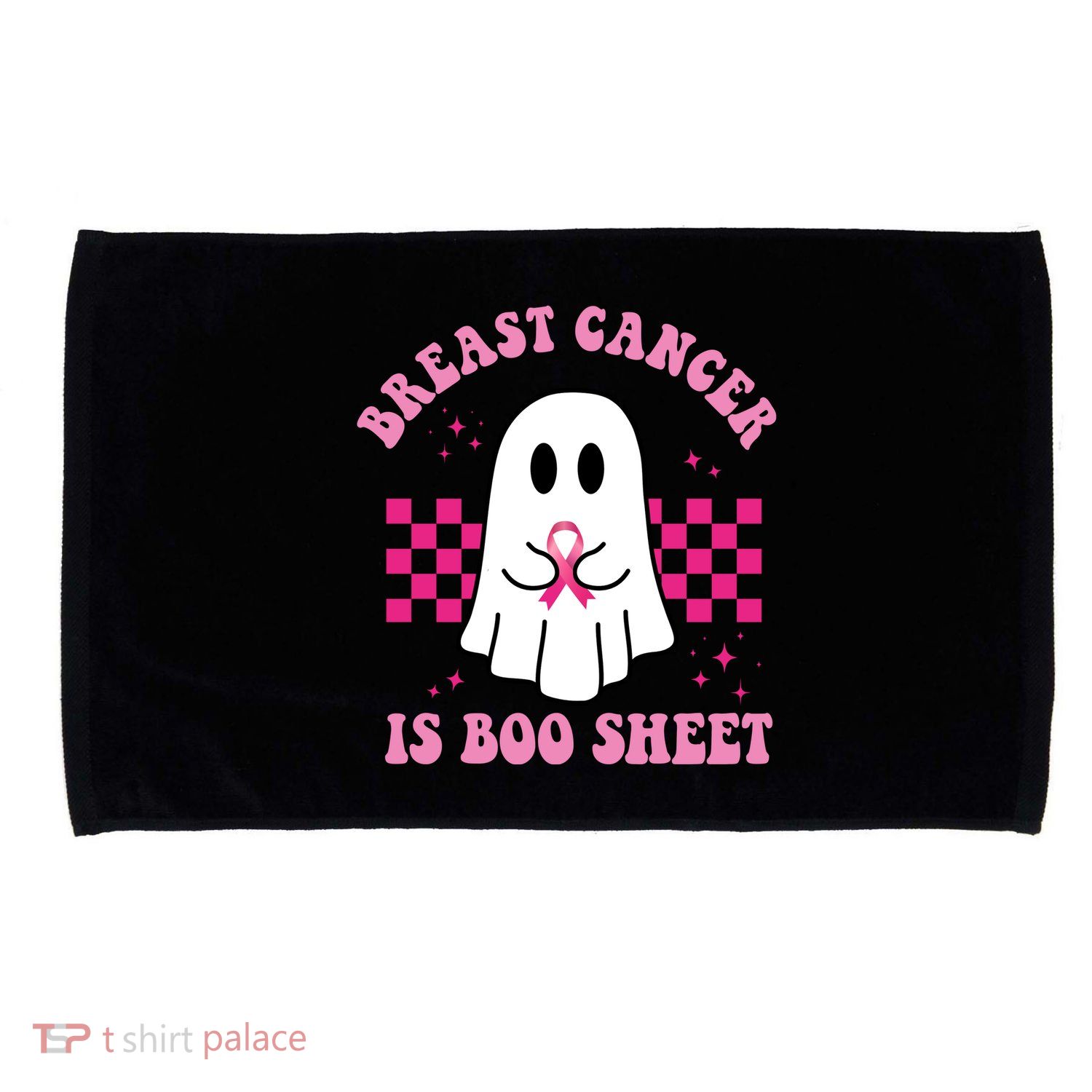 Breast Cancer Is Boo Sheet October Awareness Microfiber Hand Towel