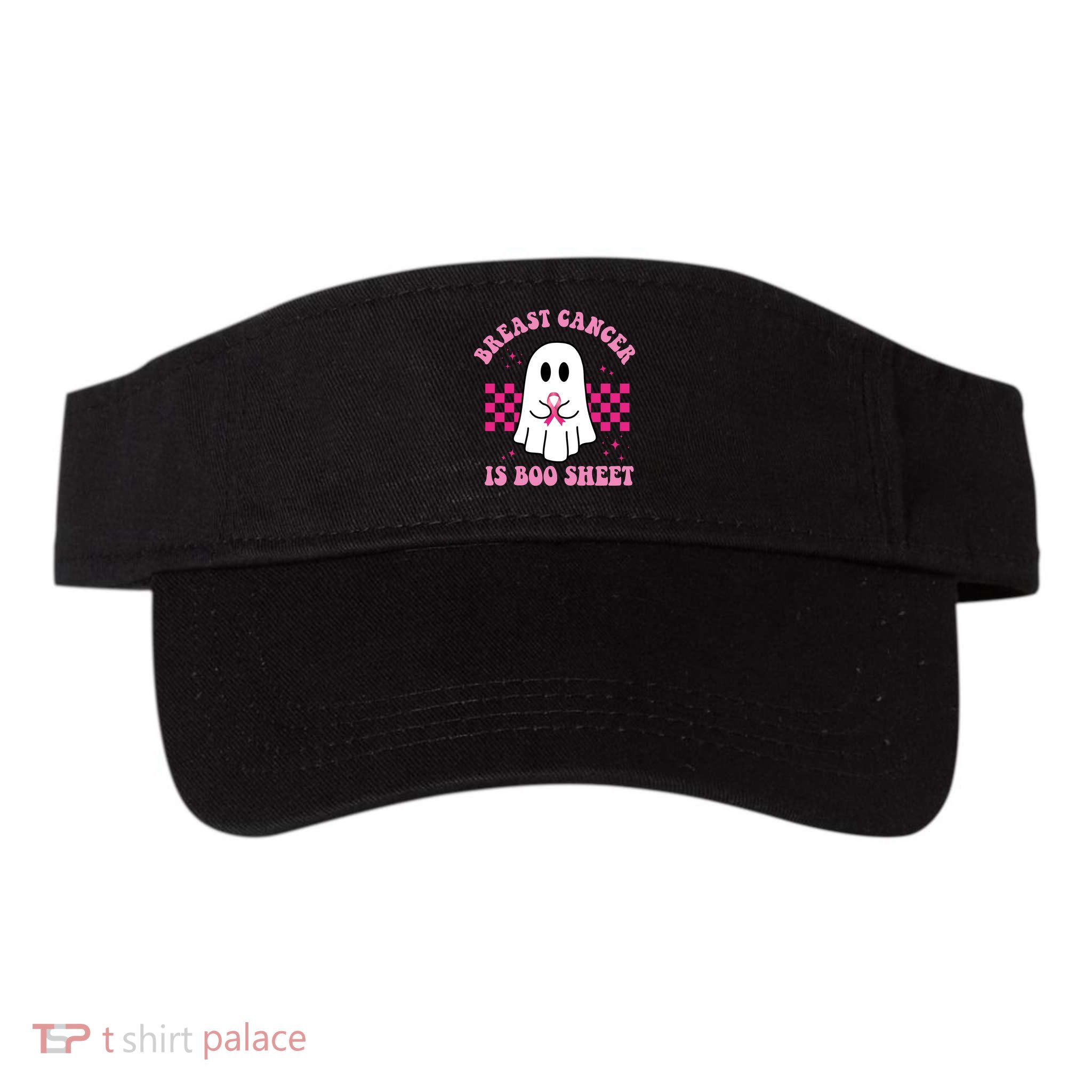 Breast Cancer Is Boo Sheet October Awareness Visor