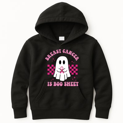 Breast Cancer Is Boo Sheet October Awareness Kids Hoodie
