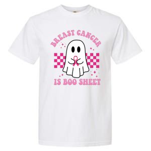 Breast Cancer Is Boo Sheet October Awareness Garment-Dyed Heavyweight T-Shirt