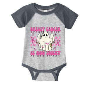 Breast Cancer Is Boo Sheet Halloween Breast Cancer Awareness Infant Baby Jersey Bodysuit