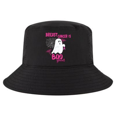 Breast Cancer Is Boo Sheet Pink Ribbon Ghost Spiderweb Gift Cool Comfort Performance Bucket Hat