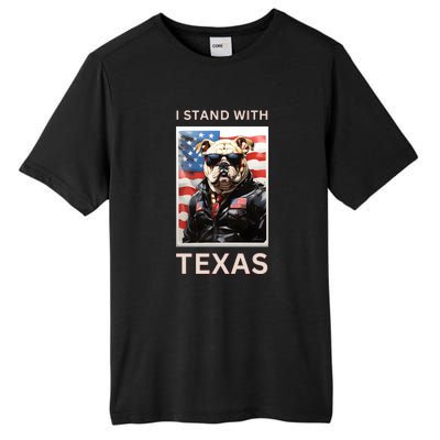 Border Crisis I Stand With Texas Tall Fusion ChromaSoft Performance T-Shirt