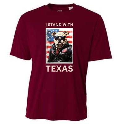 Border Crisis I Stand With Texas Cooling Performance Crew T-Shirt