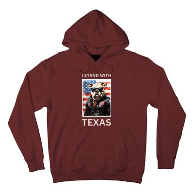 Border Crisis I Stand With Texas Hoodie