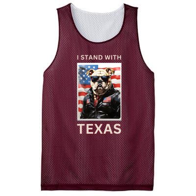 Border Crisis I Stand With Texas Mesh Reversible Basketball Jersey Tank