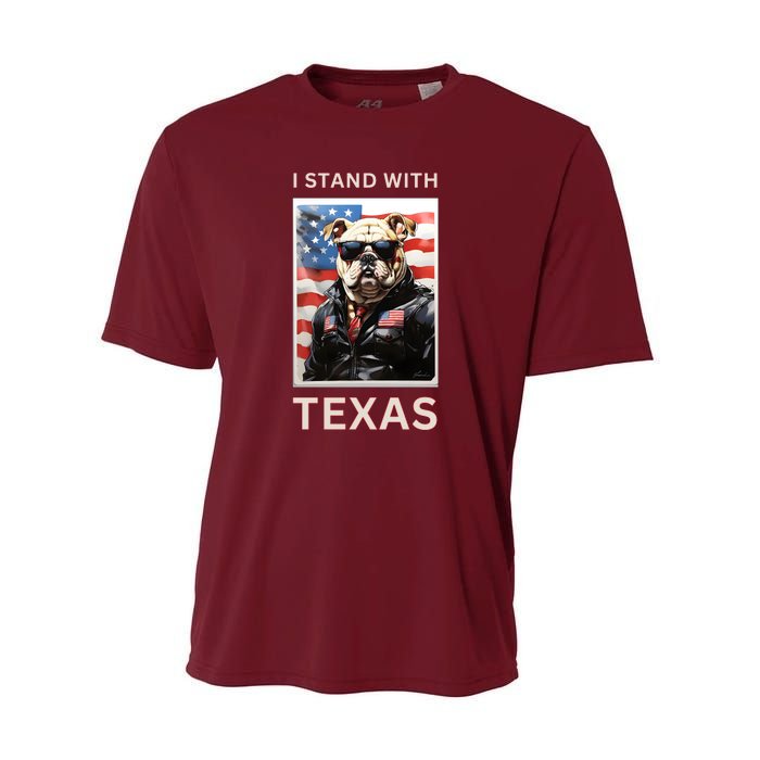 Border Crisis I Stand With Texas Performance Sprint T-Shirt