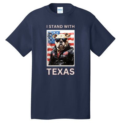 Border Crisis I Stand With Texas Tall T-Shirt