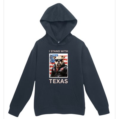 Border Crisis I Stand With Texas Urban Pullover Hoodie