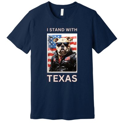 Border Crisis I Stand With Texas Premium T-Shirt